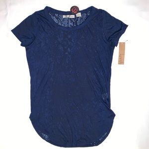 Kersh Burnout python print soft stretchy T-shirt